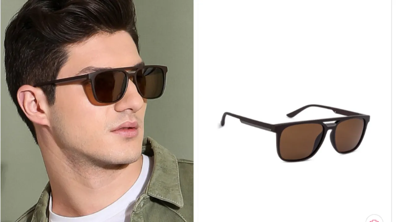 Vincent Chase by Lenskart Men Wayfarer Sunglasses with Polarised and UV Protected Lens