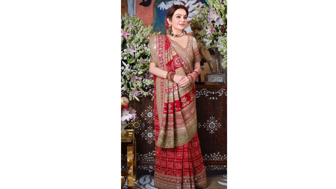 Front Pallu Style Saree Draping
