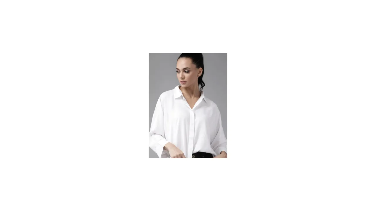 Roadster Women White Solid Casual Shirt
