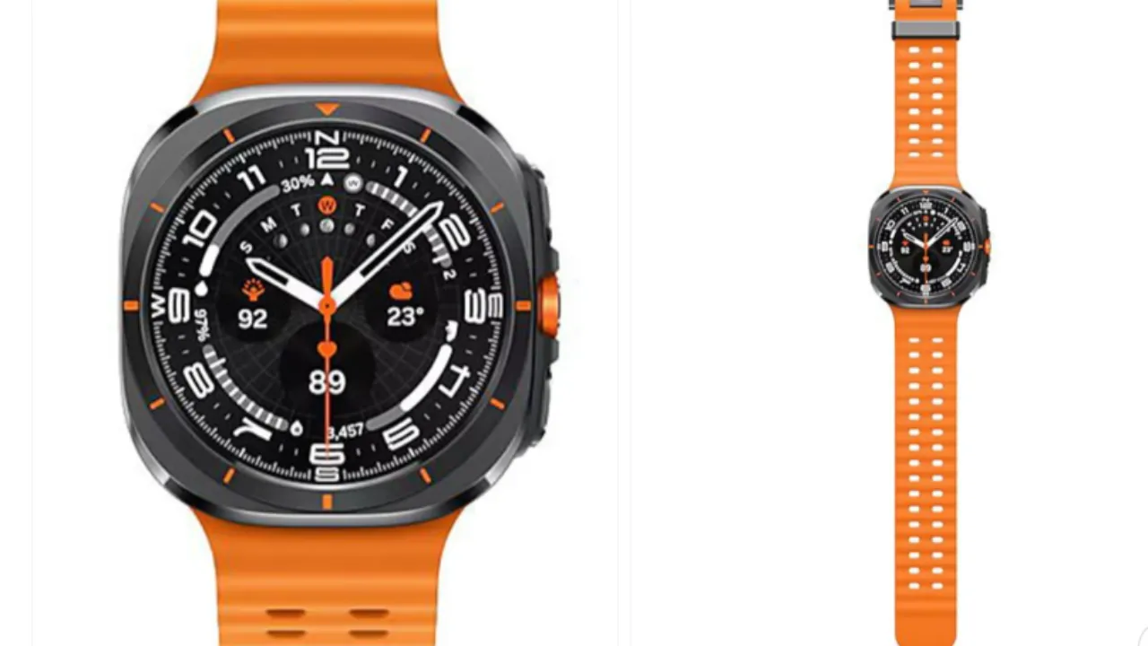 Samsung Unisex Rectangular Smart Watches SM-L705FDAAINS-Titanium Gray