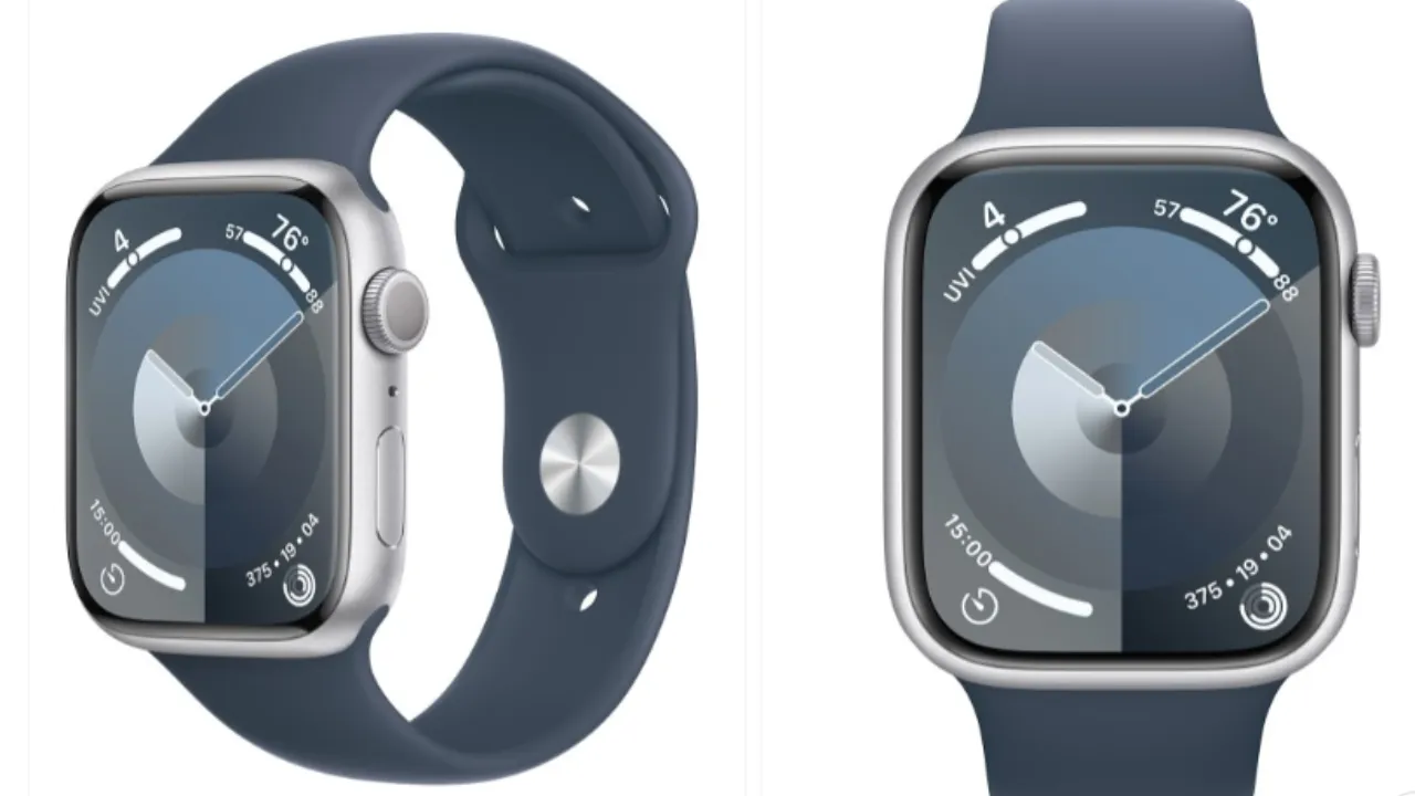 Apple Watch Series 9 GPS 45 mm Aluminium Case with Sport Band