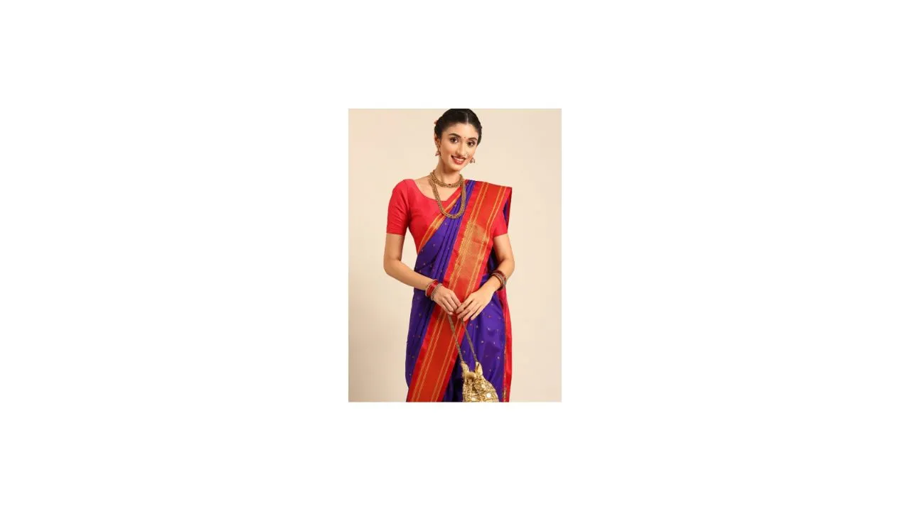 Varkala Silk Sarees Ethnic Motifs Zari Nauvari Paithani Saree