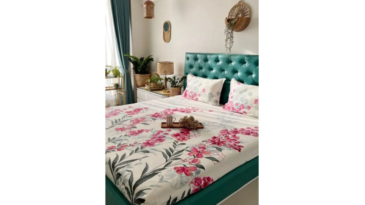  URBAN SPACE प्योर कॉटन बेडशीट  