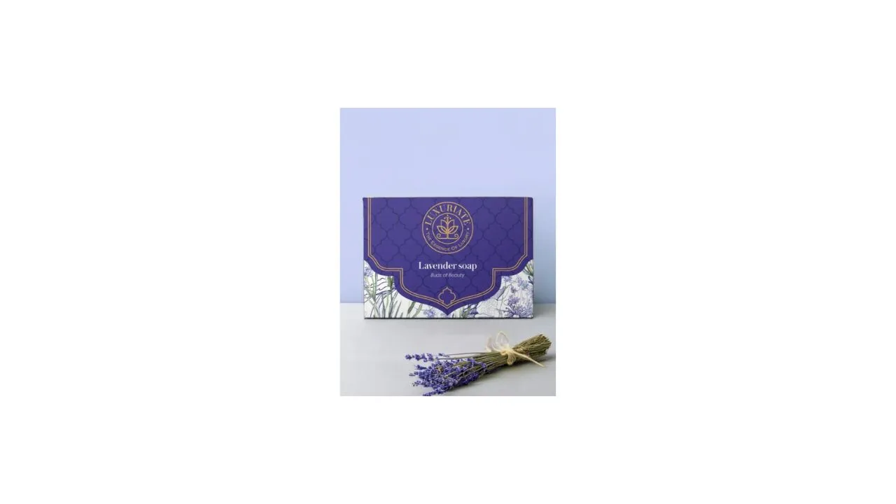 LUXURIATE Lavender Handmade Soap