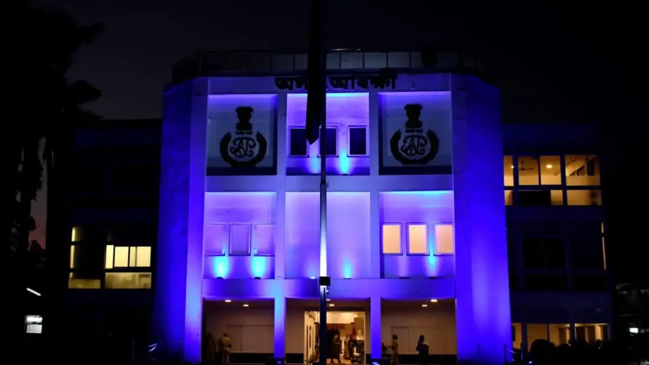Assam Police 'Goes Blue' For Child Rights Week Campaign