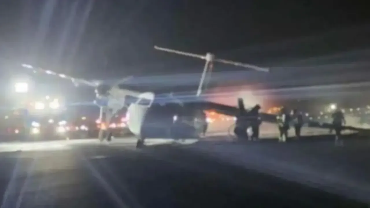 After Muan Tragedy, Plane Skids Down Runway In Canada, Catches Fire