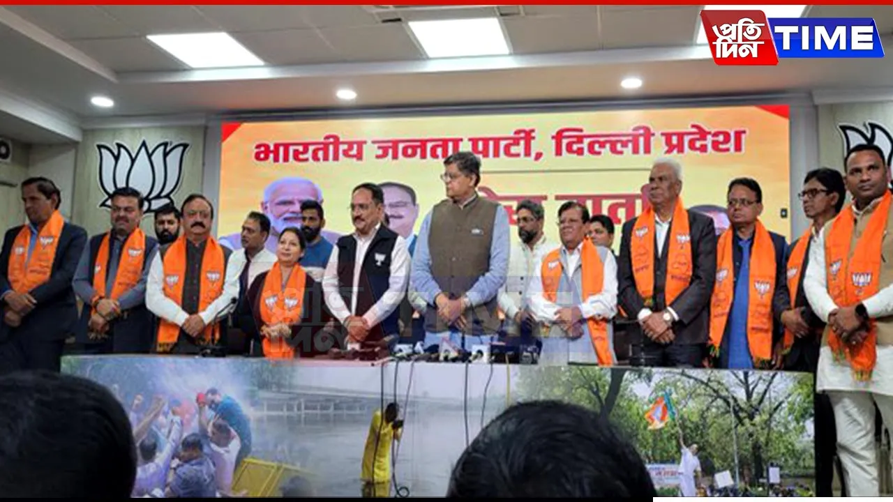 8 Outgoing AAP MLAs Join BJP Ahead of Delhi Assembly Elections