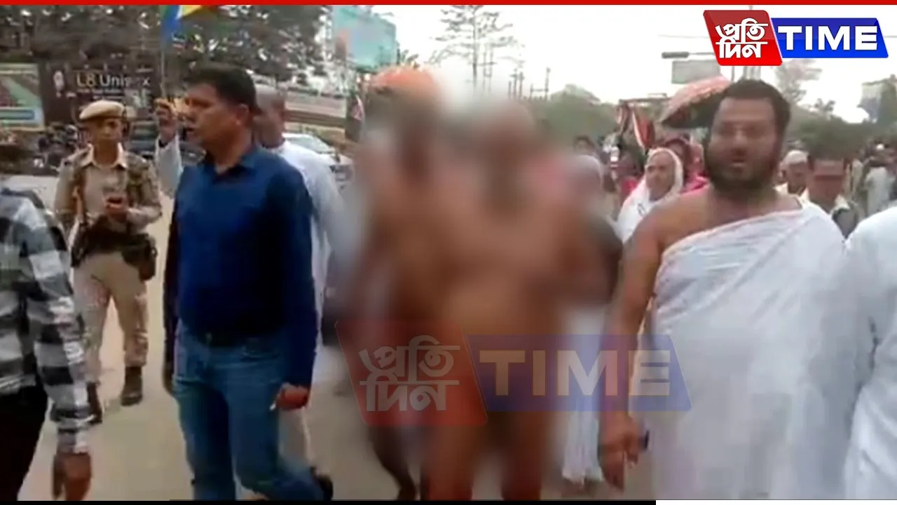 Guwahati Seethes: Activists Re-Arrested After Protesting Against Nude Jain Monks
