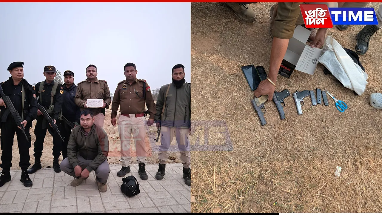 Illegal Weapons Dealer Held With 3 Pistols, Bullets In Karbi Anglong
