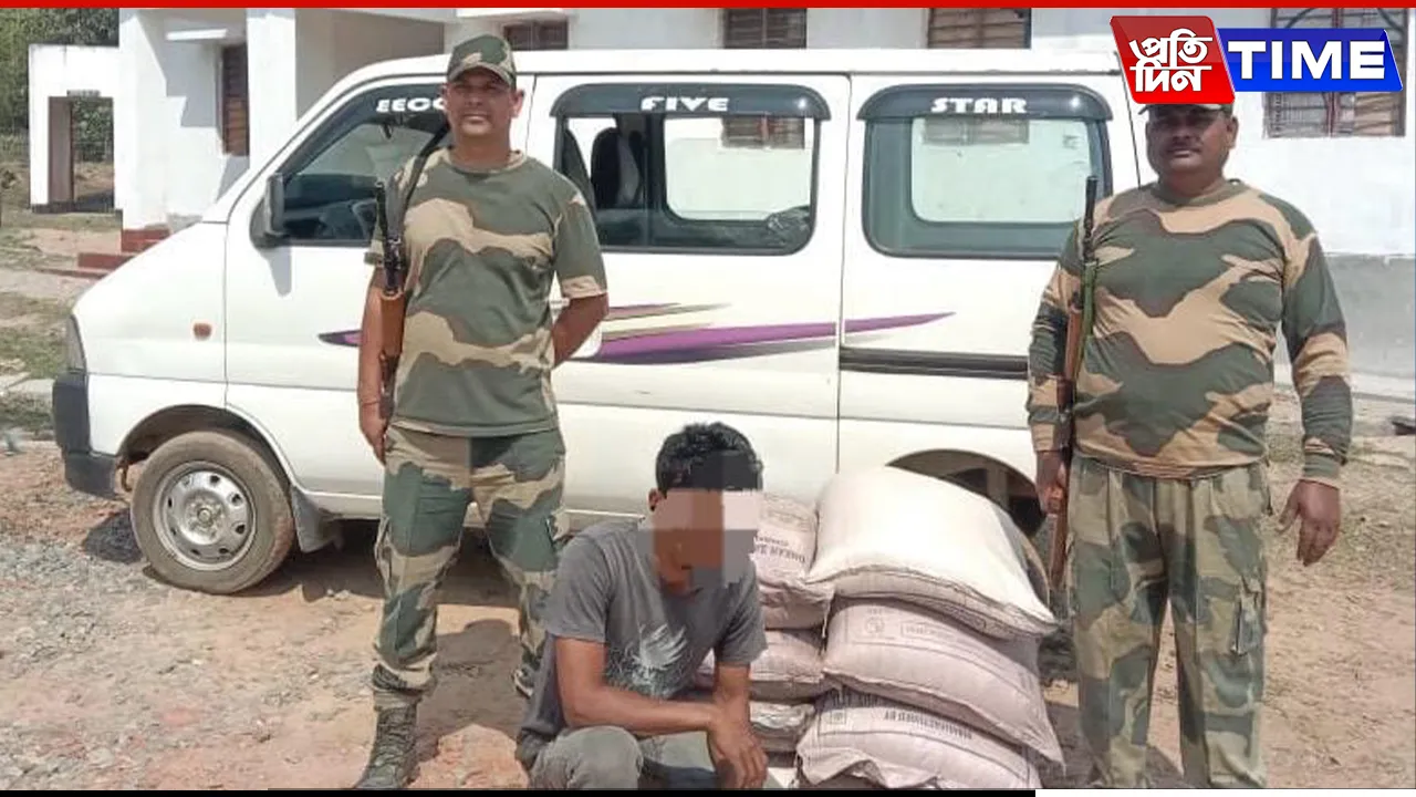 BSF Meghalaya Foils Sugar Smuggling Bid Near International Border