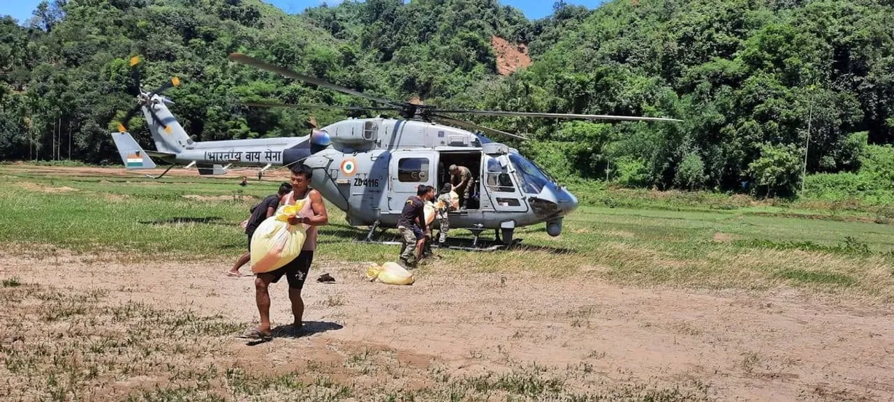 IAF Continues Flood Relief Ops in Assam, Rescues 253 People So Far 