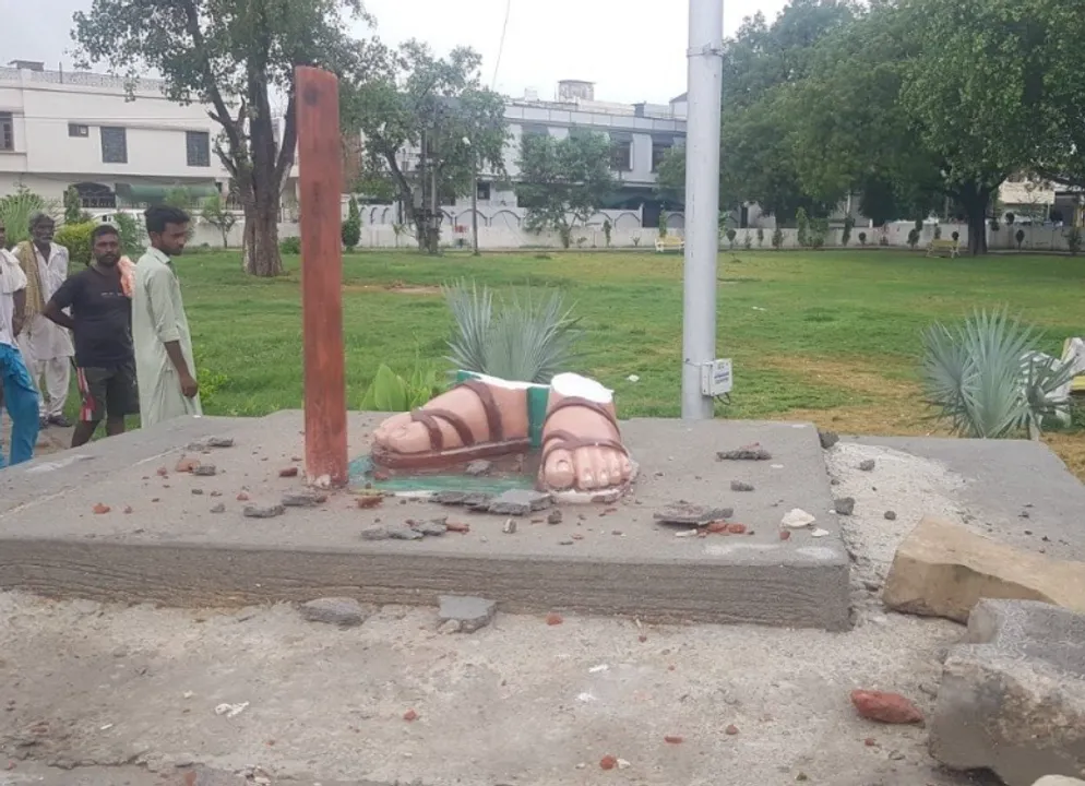 Mahatma Gandhi’s Statue Vandalised in Punjab