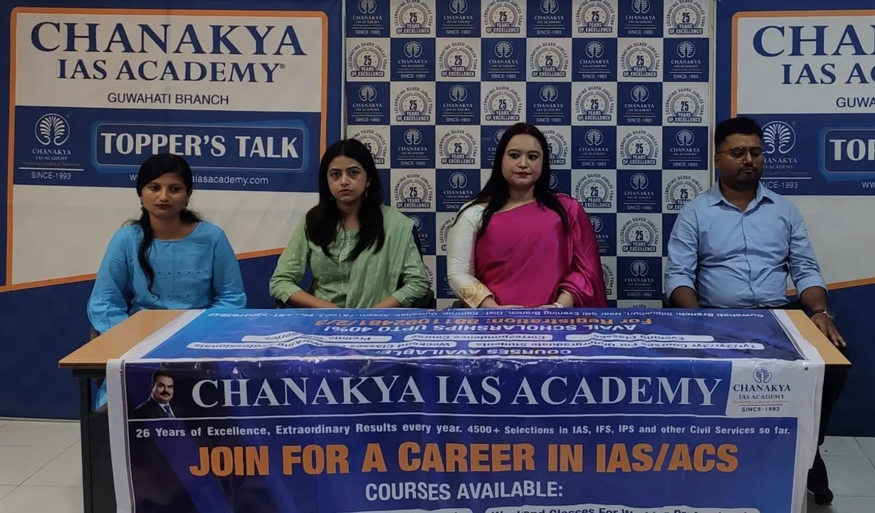 Guwahati: Chanakya IAS Felicitates Successful Students of APSC 2020