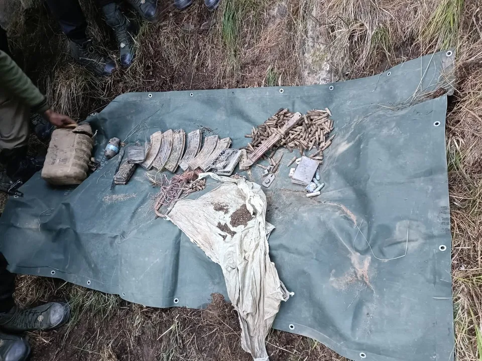 Arms, Ammunition Recovered in Terrorist Hideout Bust in J&K’s Ramban