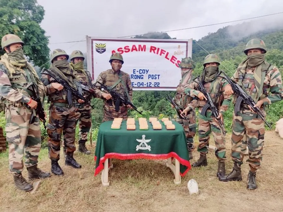 Assam Rifles Foil Drug Smuggling Attempt in Manipur 