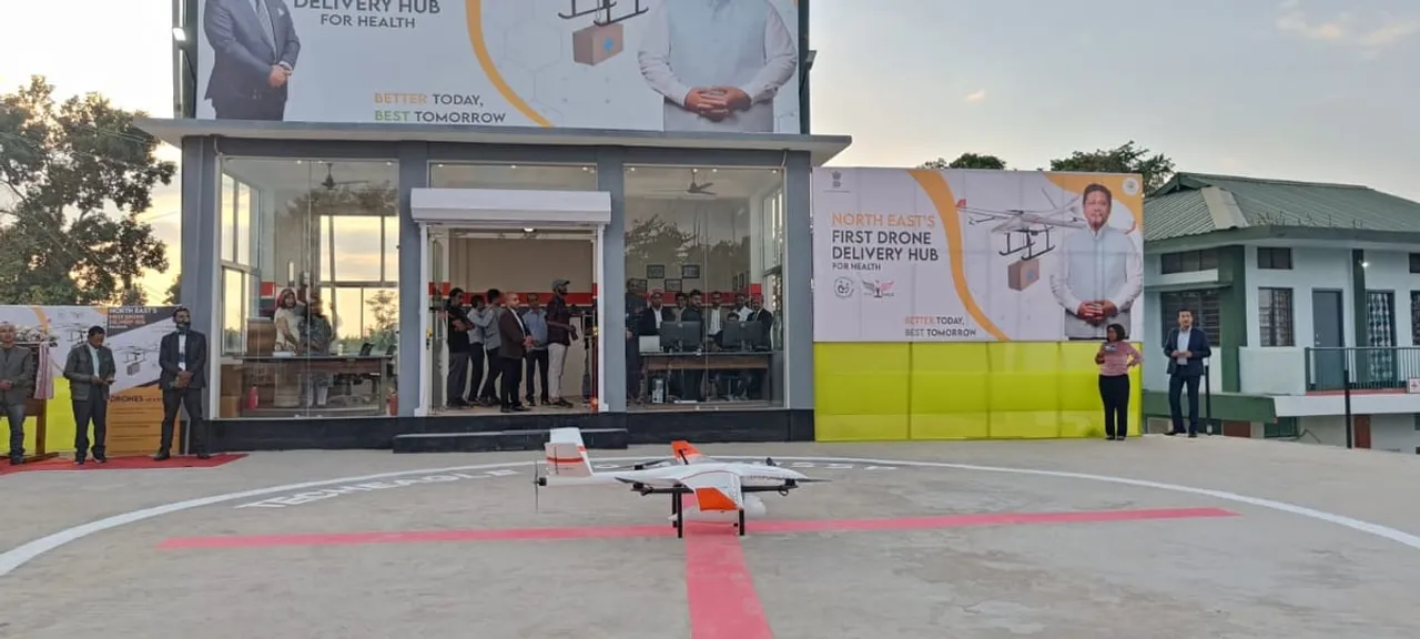 Northeast’s First Drone Delivery Facility for Health Launched in Meghalaya