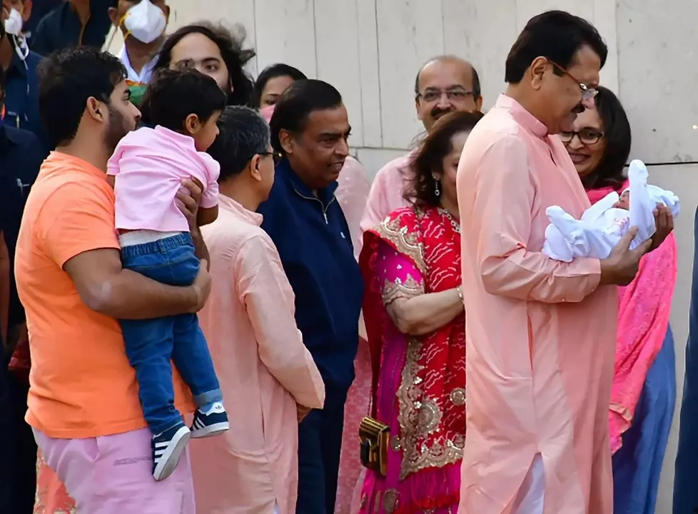 Isha Ambani, Anand Piramal Arrive in Mumbai with Their Twins