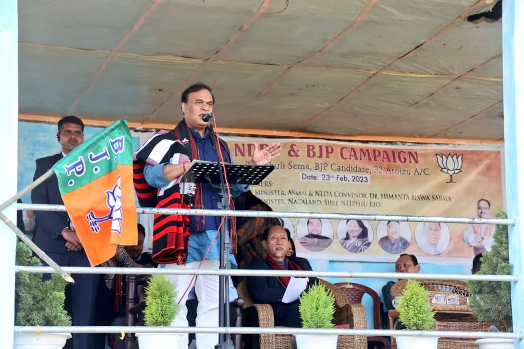 BJP-NDPP Alliance Will Create History in Nagaland Polls: Himanta Biswa Sarma