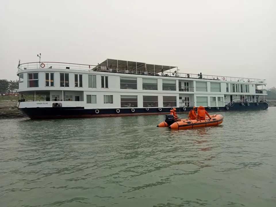 Longest River Cruise MV Ganga Vilas Enters Guwahati