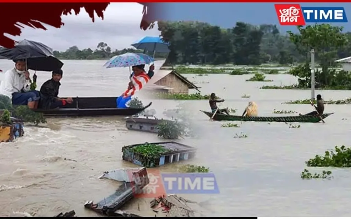 Assam Floods: Over 60K Lives Affected In 17 Districts