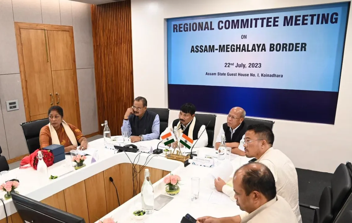 Regional Committees of Assam & Meghalaya Meet to Discuss Border Dispute