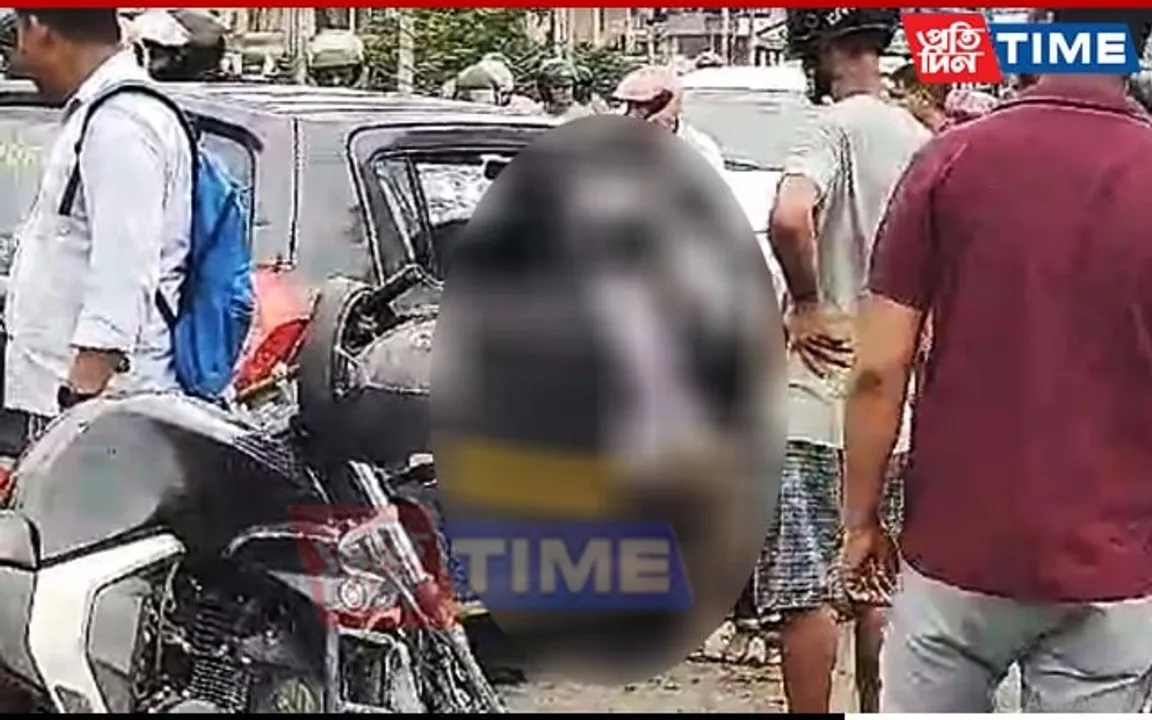 Guwahati: Violent Head-on Crash Atop Arya Nagar Flyover Leaves 5 Hospitalised