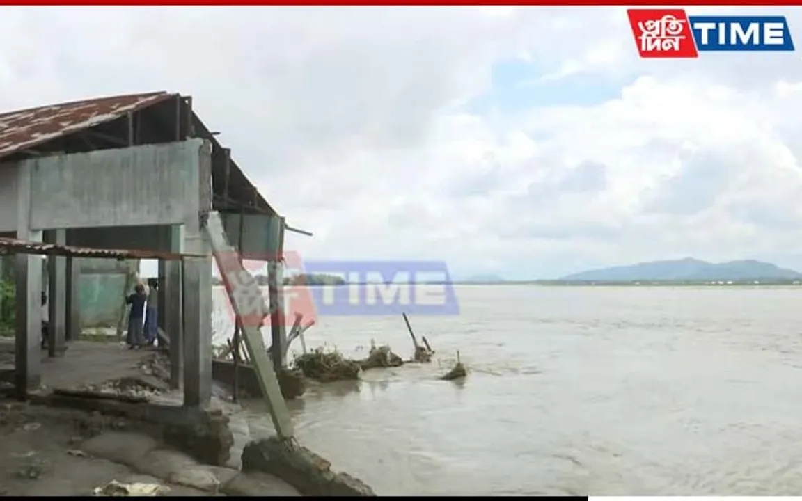 Assam: Bongaigaon Locals On Edge as River Erosion Swallows Homes, Land