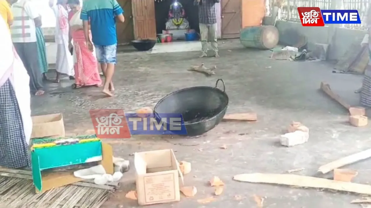 Man Went on Rampage inside Nam Ghar in Assam’s Raha, Vandalized Property
