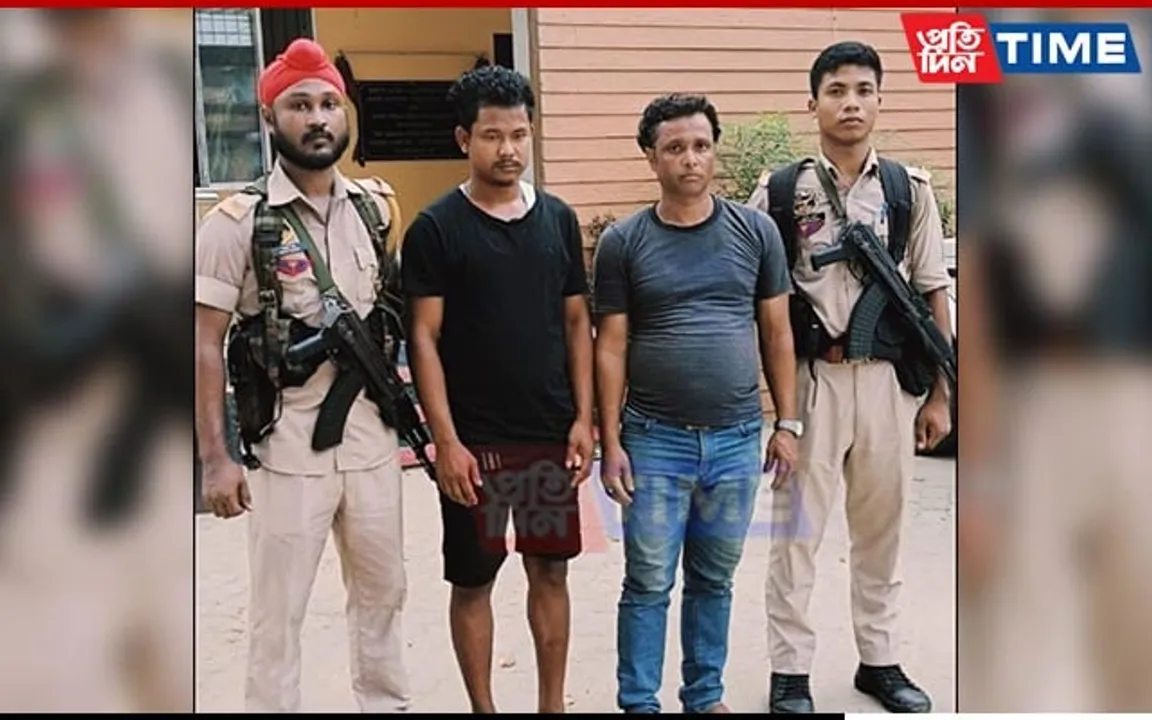 Covert Deal of NDPS Foiled in Assam’s South Salmara, 2 Drug Peddlers Held from M’laya