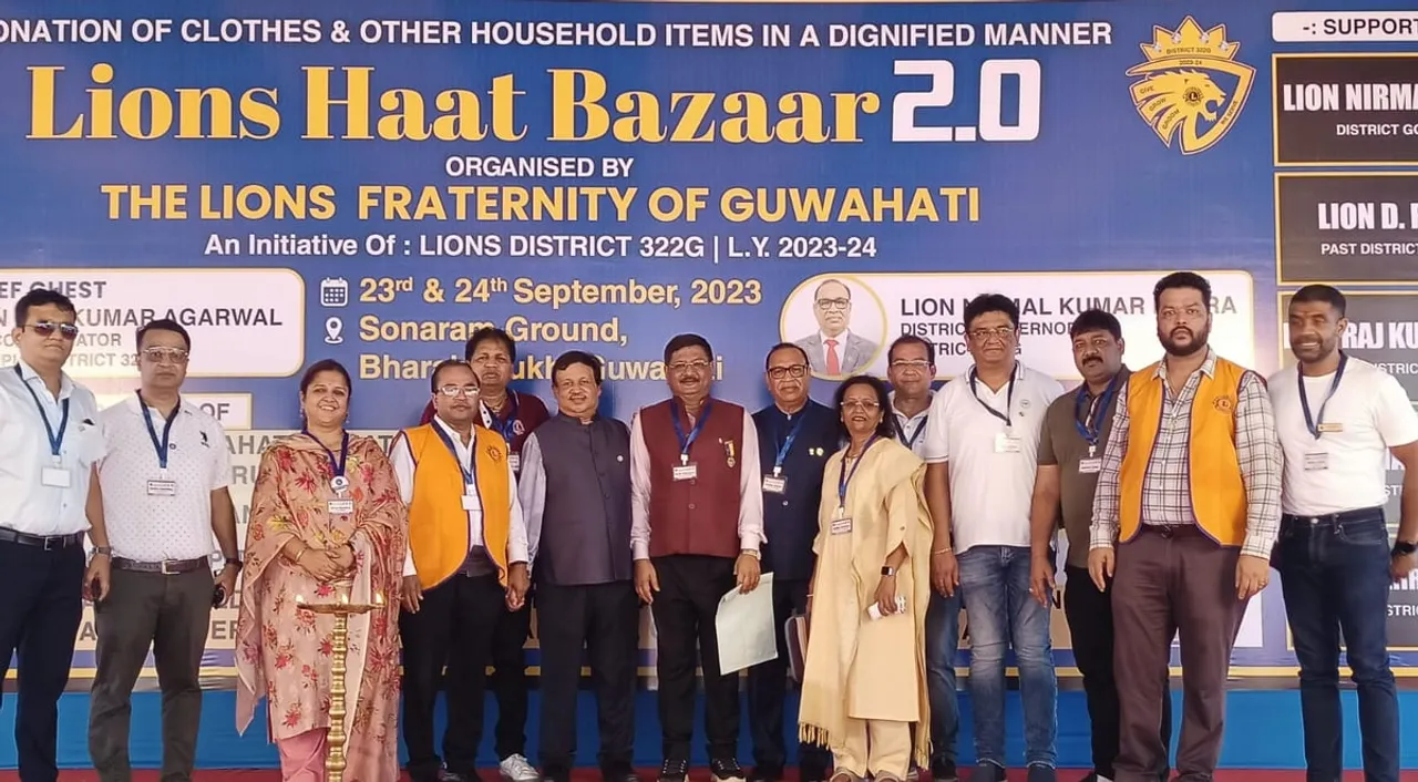 Lions Haat Bazaar 2.0: Over 5,000 Needy Families in Guwahati Benefited On 1st Day