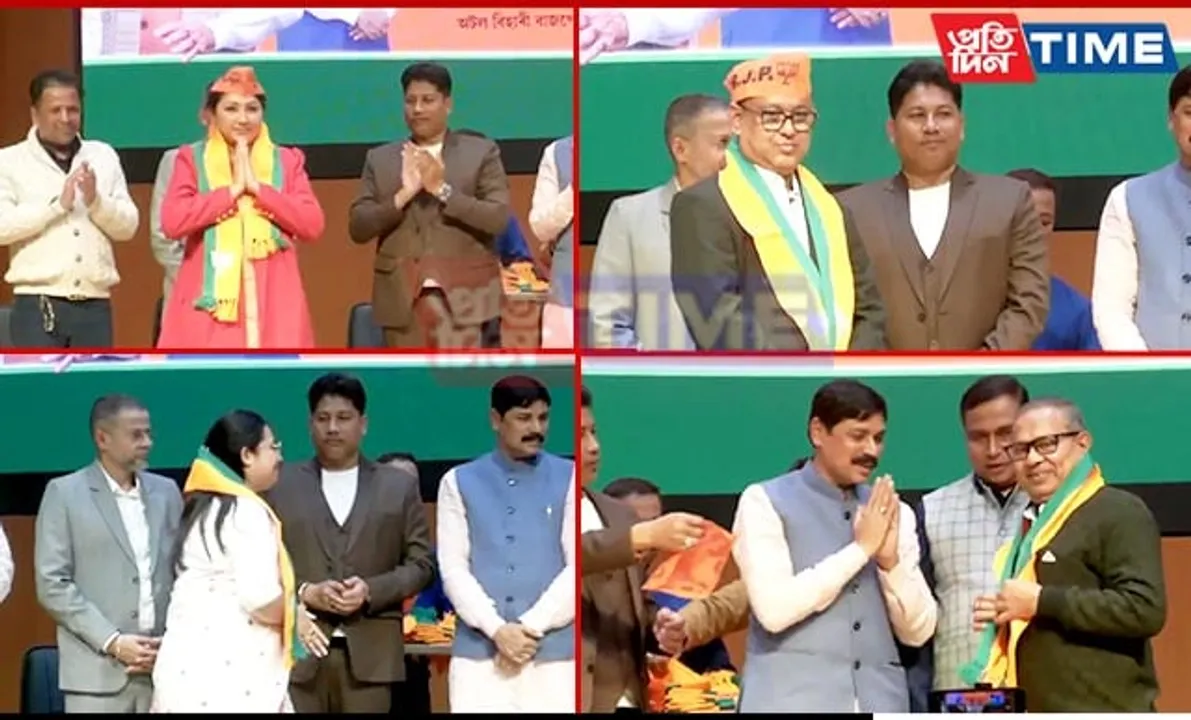 Boost to BJP in Assam; Several Prominent Leaders Join Party