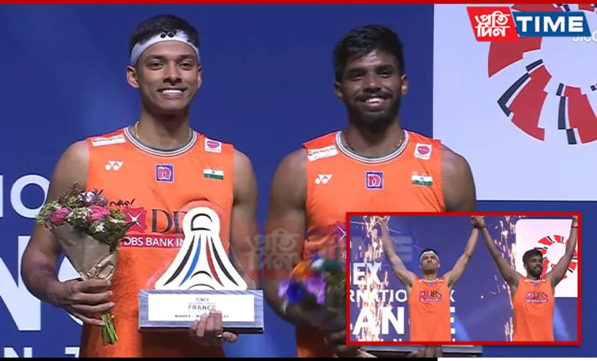 Indian Duo Triumphs at BWF French Open, Securing First Title of the Year