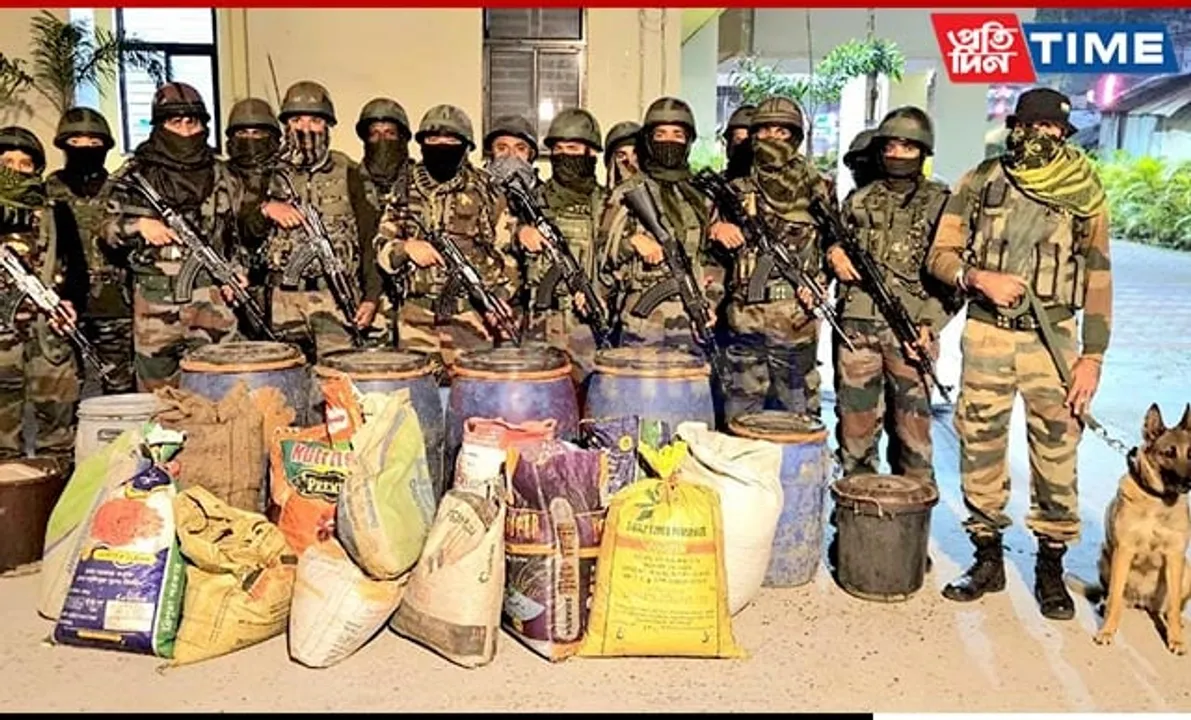 Assam Rifles & Customs Dept Seize 240 kg Marijuana Worth Rs 1.08 Cr in Tripura
