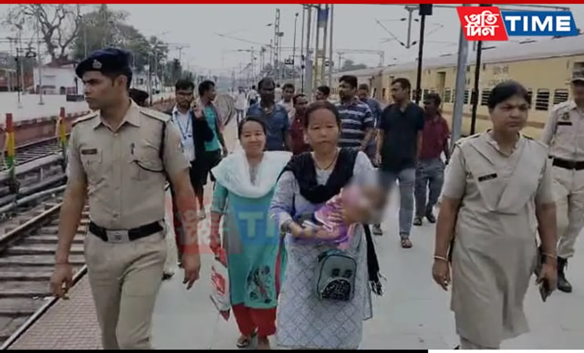 Newborn Baby Girl Found Abandoned Inside Train at Lumding Railway Station