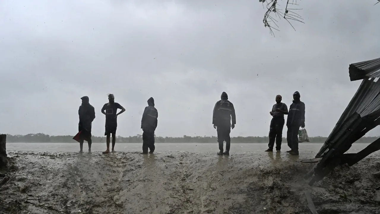 Cyclonic Storm “DANA” Weakens Over Odisha; Light Rains Predicted in Northeast