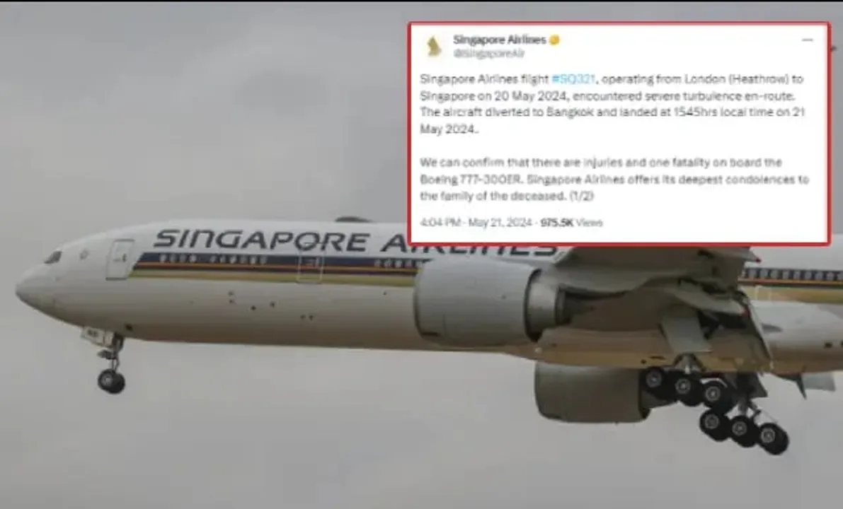 Singapore Bound Flight Hit By Turbulence Makes Emergency Landing, 1 Dead