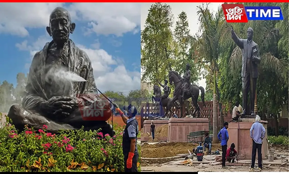 Congress President Condemns Relocation of Iconic Statues in Parliament