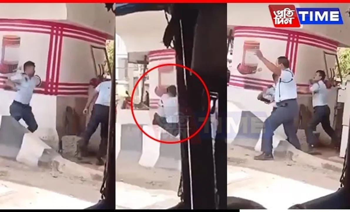 Two Traffic Cops Closed to Reserve After Viral Scuffle Video in Guwahati