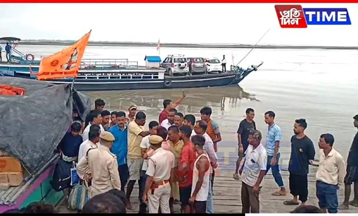 Assam: Ferry "Maa Kamakhya" Collides with Docked Ship at Nimati Ghat
