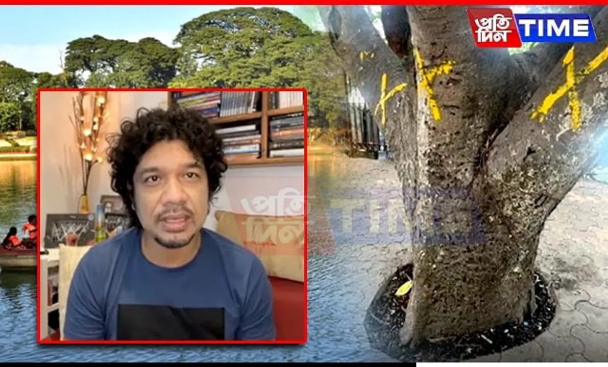 Papon Speaks Out Against Tree Cutting In Dighalipukhuri