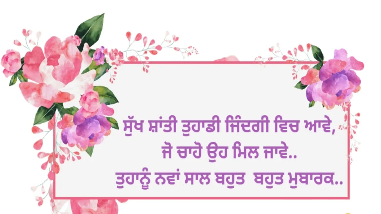 new year wish in  Punjabi 3