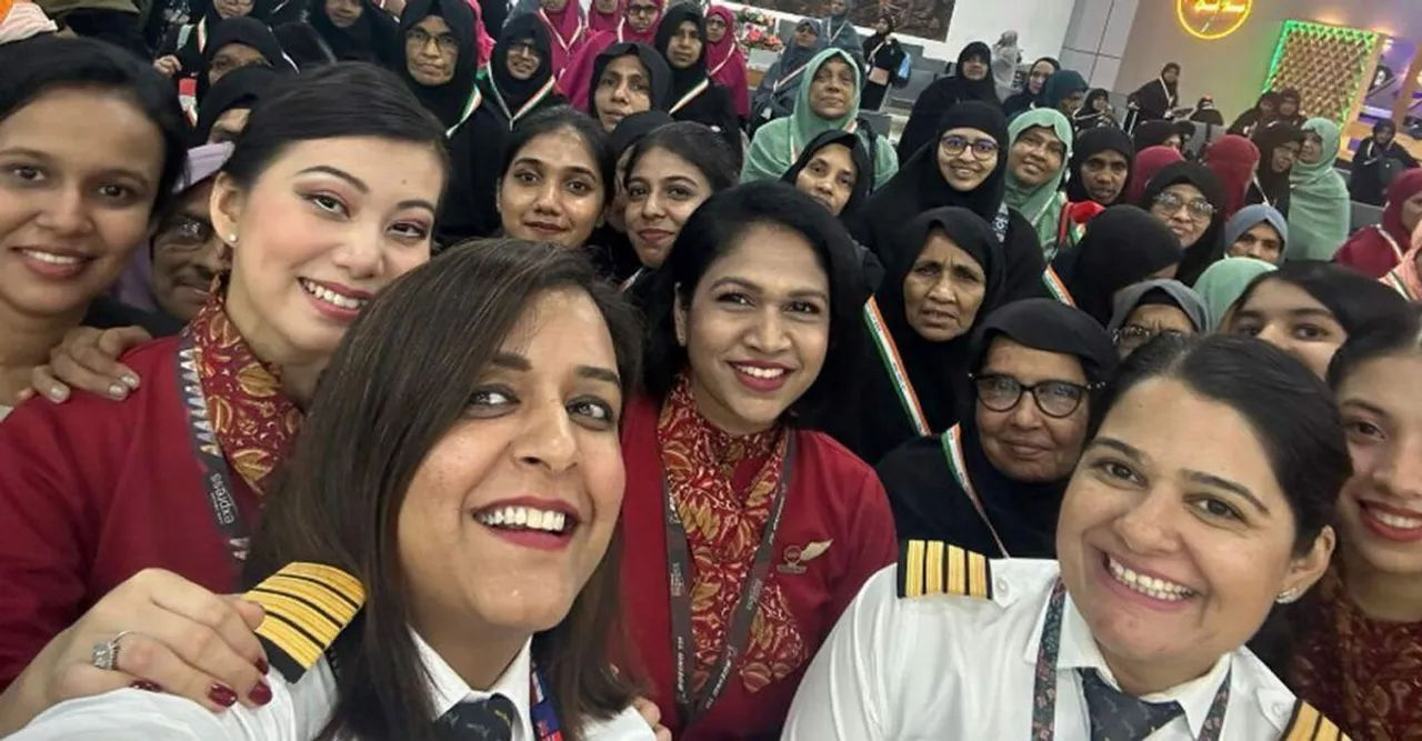 The First Women Only Hajj Flight Takes Off From Kerala