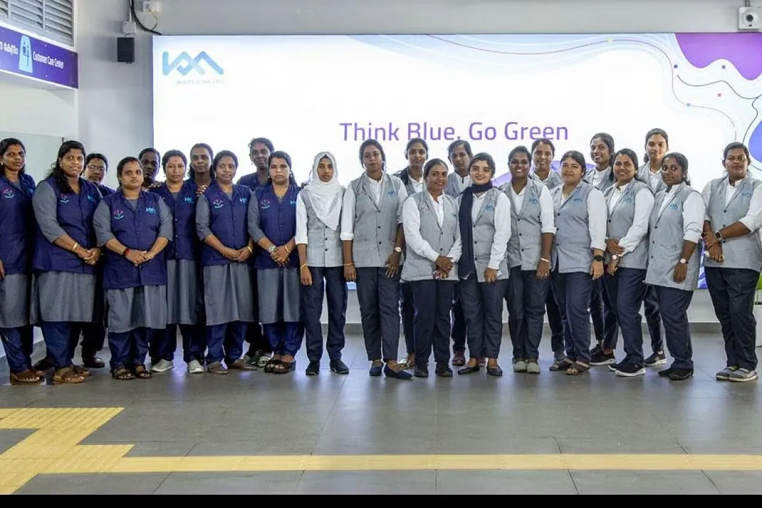 Kudumbsree workers in Kochi Water Metro