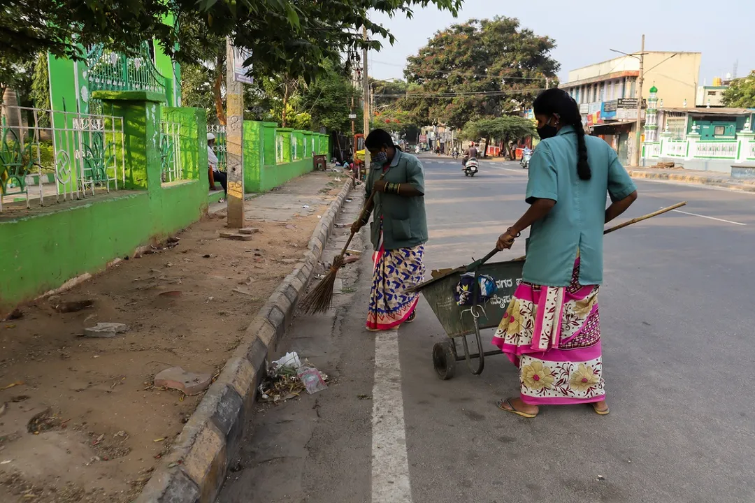 Solid waste management by women 