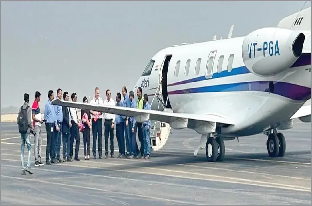  First flight lands at Dhamra Airstrip in Odisha's Bhadrak