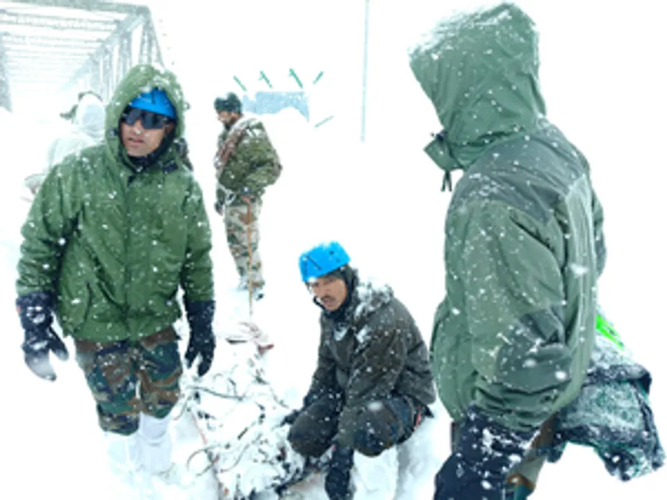  Avalanche hits road construction workers in Uttarakhand's Chamoli, 25 still trapped