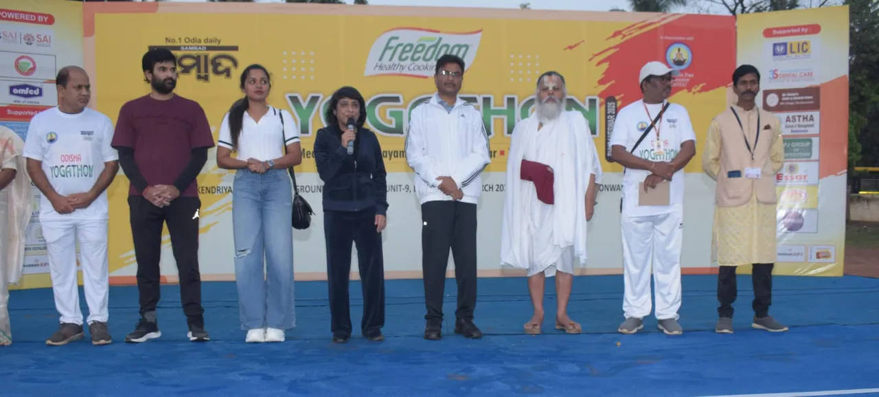 Sambad hosts sixth edition of 'Yogathon' to promote healthy living through Yoga