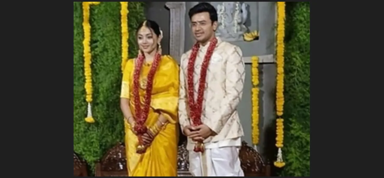  Bengaluru: BJP MP Tejasvi Surya ties knot with carnatic singer Sivasri Skandaprasad