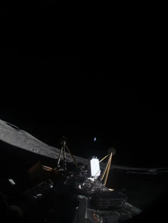 US private lunar lander ends mission after tipping over on Moon