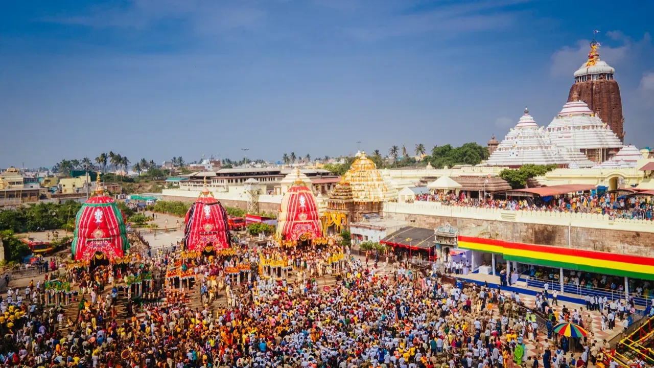  File photo of Ratha Jatra at Odisha's Puri town 